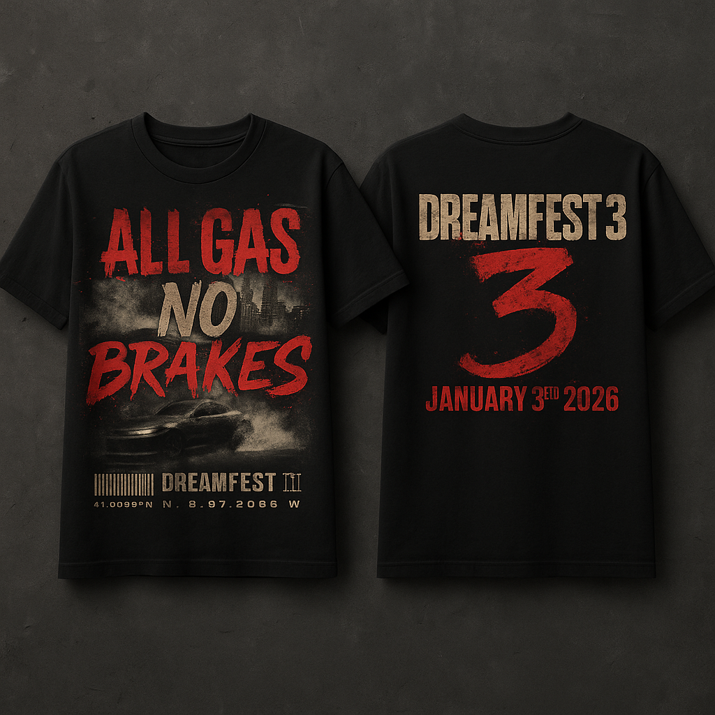 DF 3 "All Gas No Brakes" Tee